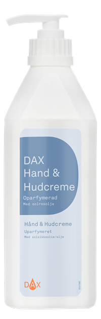 Hand och hudkräm Dax oparfymerad 600ml m pump